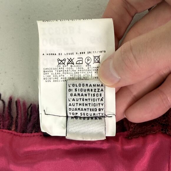 D&G Dolce & Gabbana Bustier Corset Top Wool Pink Multi-Color Tweed Flower Sz S - Picture 12 of 16